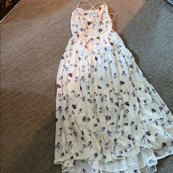 UO Sparks Fly Tiered Midi Dress - Size Large - Picture 4 of 4